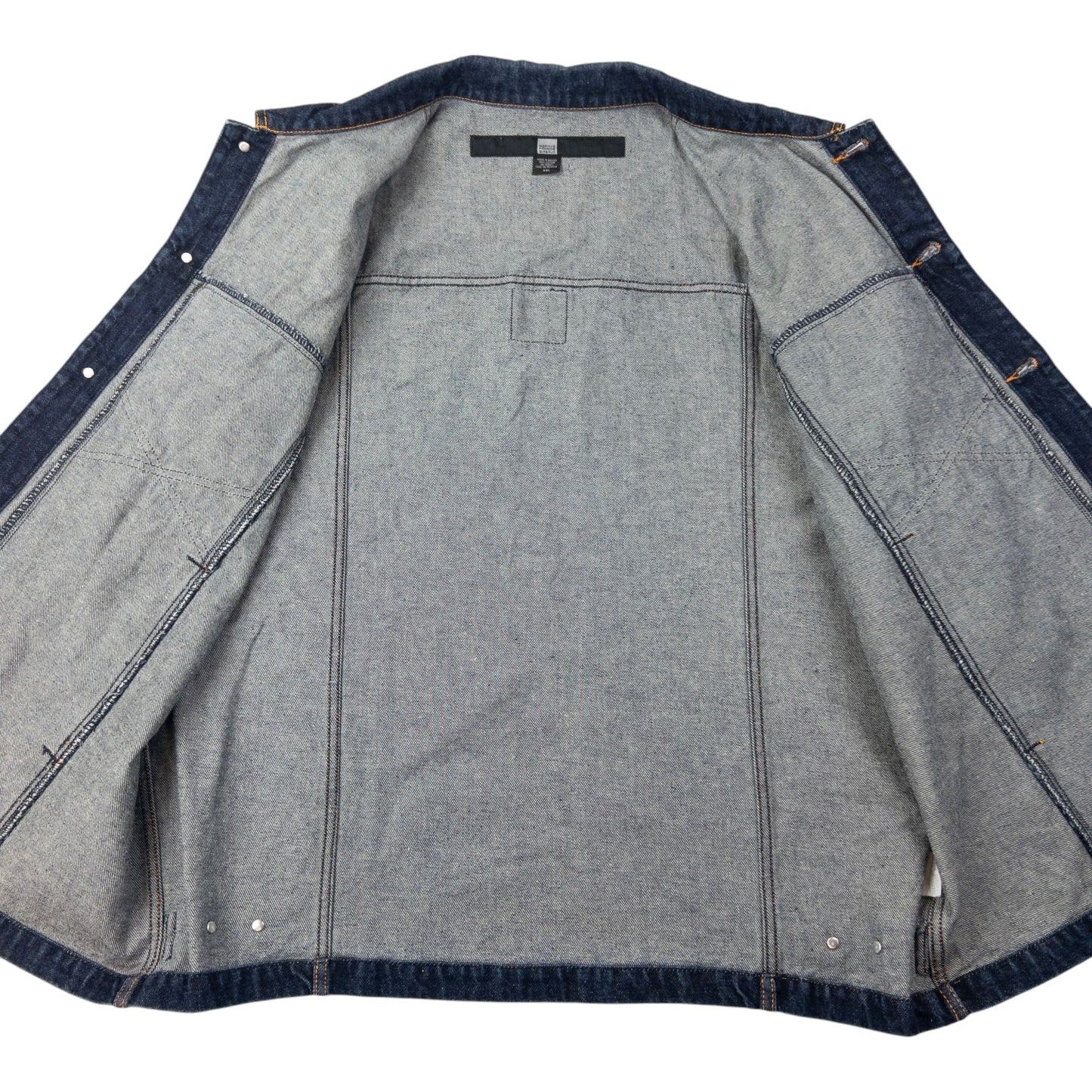 Vintage Marithe + Francois Girbaud Sleeveless Denim Jacket Size XXL