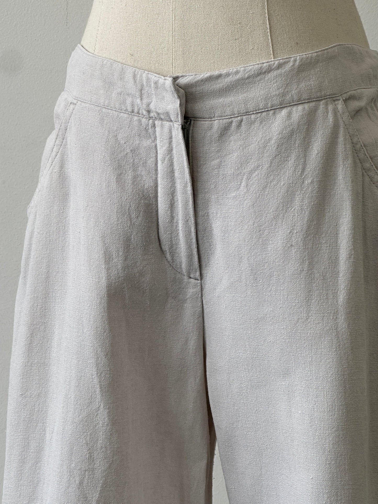 Joseph 1990s Pure Linen Wide Leg Trousers - W30