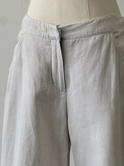 Joseph 1990s Pure Linen Wide Leg Trousers - W30