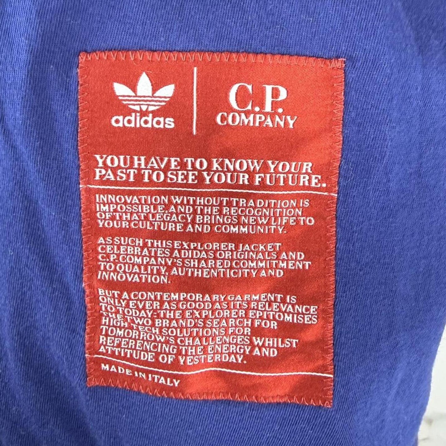 C.P. Company x Adidas Explorer Goggle Jacket Blue (M) | Medium, Multicoloured