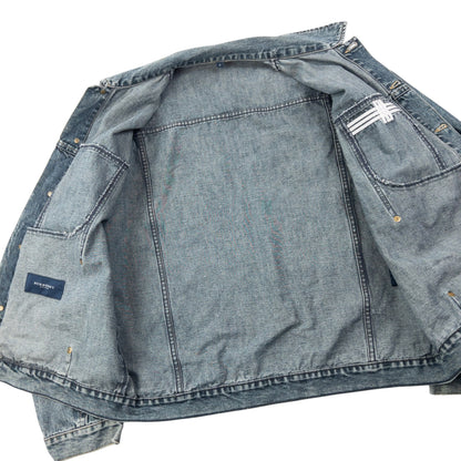 Vintage 2000s Burberry Button Up Denim Jacket Size S | Small, Multicoloured