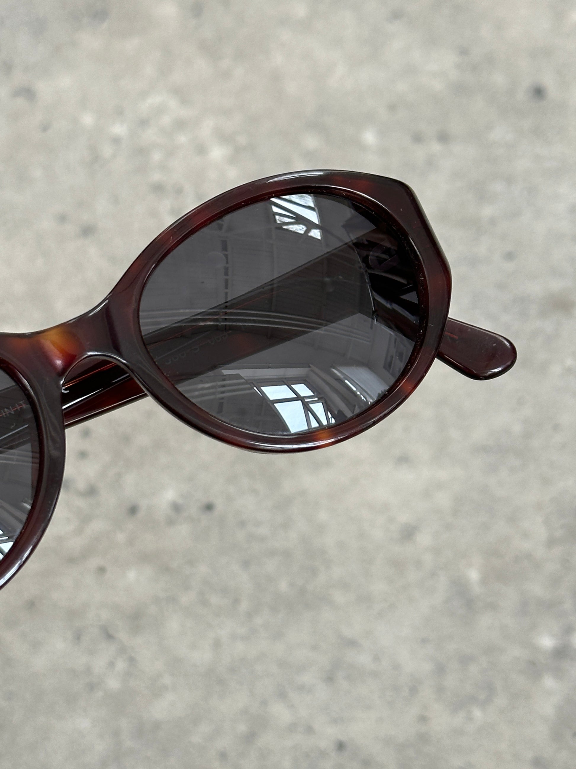 Emporio Armani 2000s Oval Logo Sunglasses