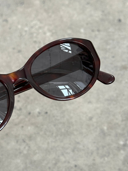 Emporio Armani 2000s Oval Logo Sunglasses