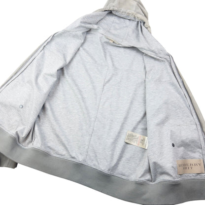 Vintage Burberry Brit Zip Up Suede Jacket Size XL | XL, Grey