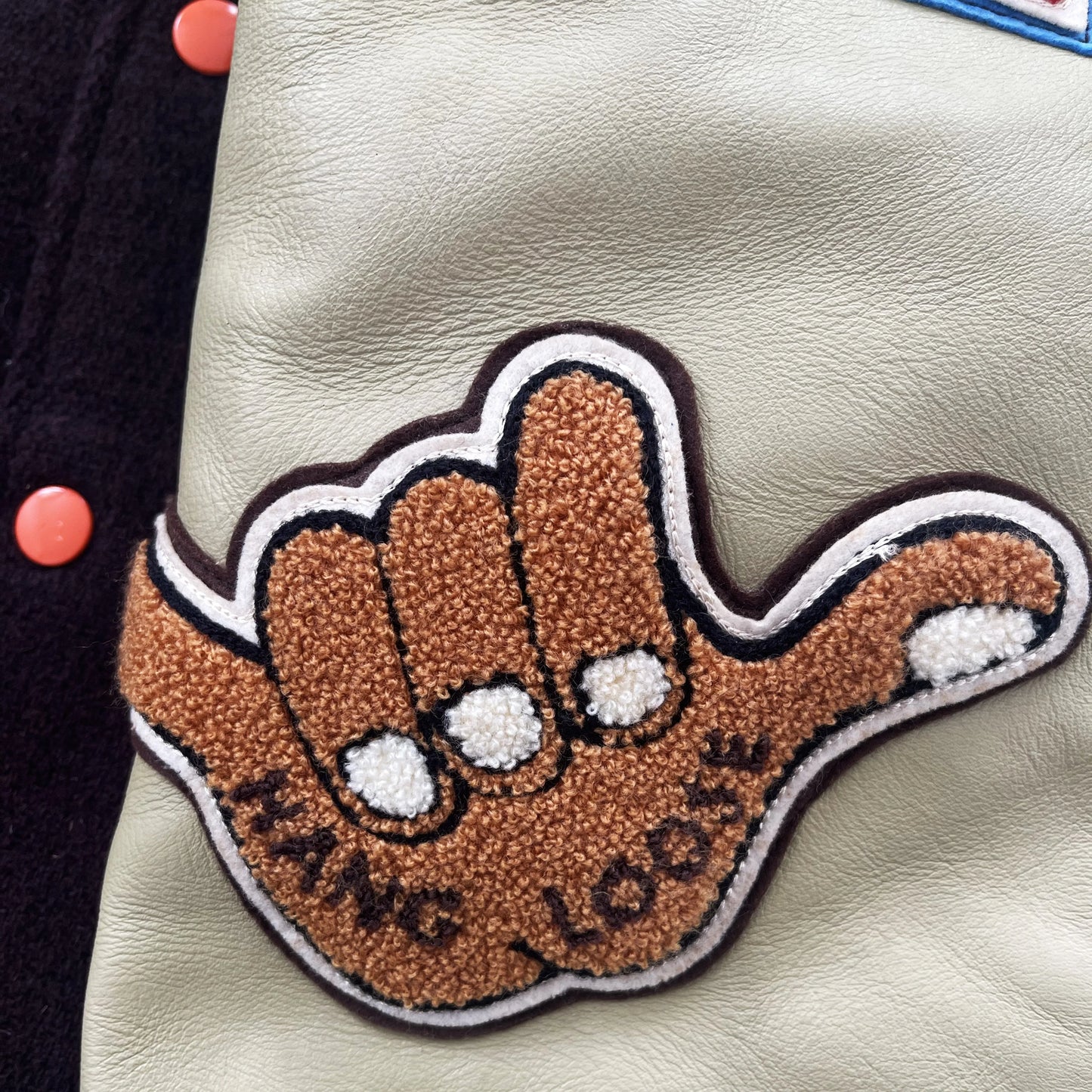 Whitesville 'Surfs Up' Varsity Jacket - Size XL