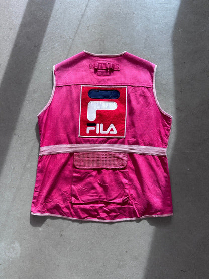 1990's Fila Mesh Vest - M | Medium, Red