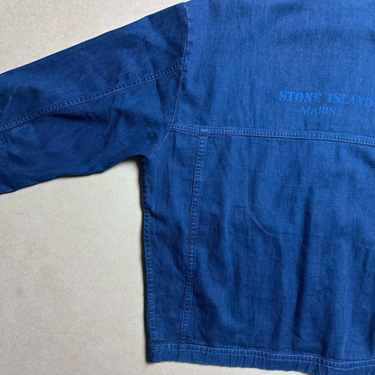 S/S1992 Denim Marina Reflective Spell Out Blouson
