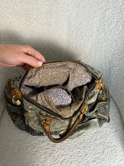 RARE 2007 Louis Vuitton Patchwork Denim Speedy 30 Handbag | O/S, Multicoloured