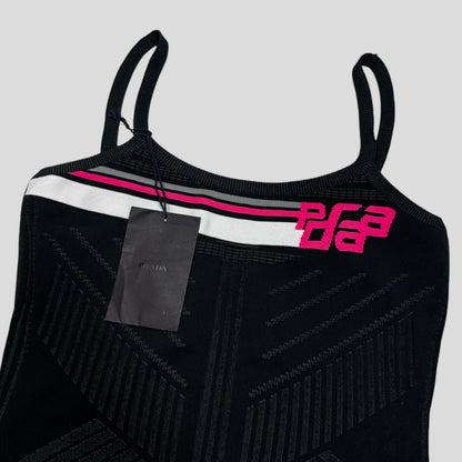 Prada AW18 Tech Knit Bodysuit / Swimsuit (New) - IT40 | Small, Pink