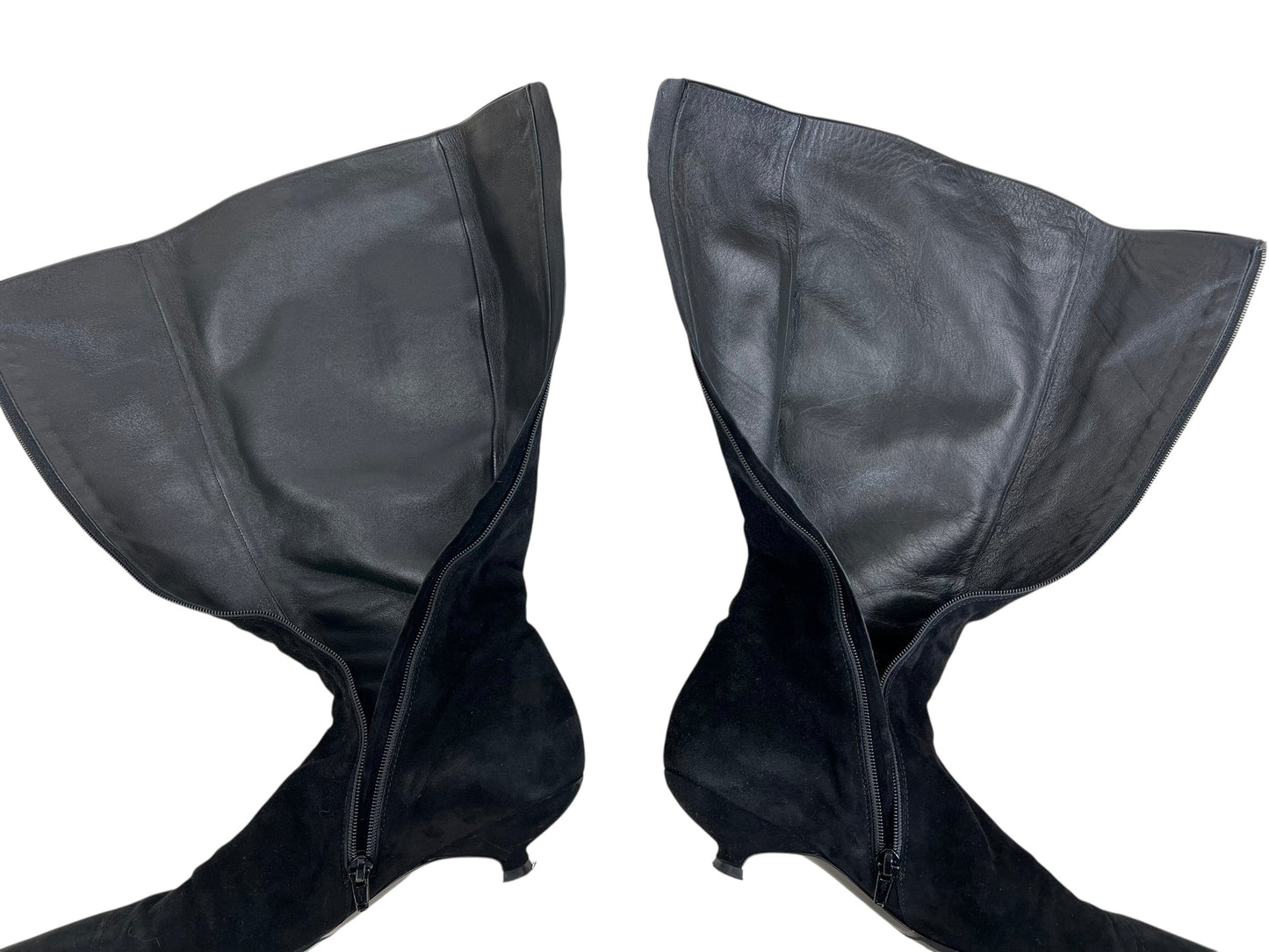 Miu Miu 2000s kitten heel boots | BLACK, Black