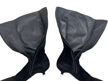 Miu Miu 2000s kitten heel boots | BLACK, Black