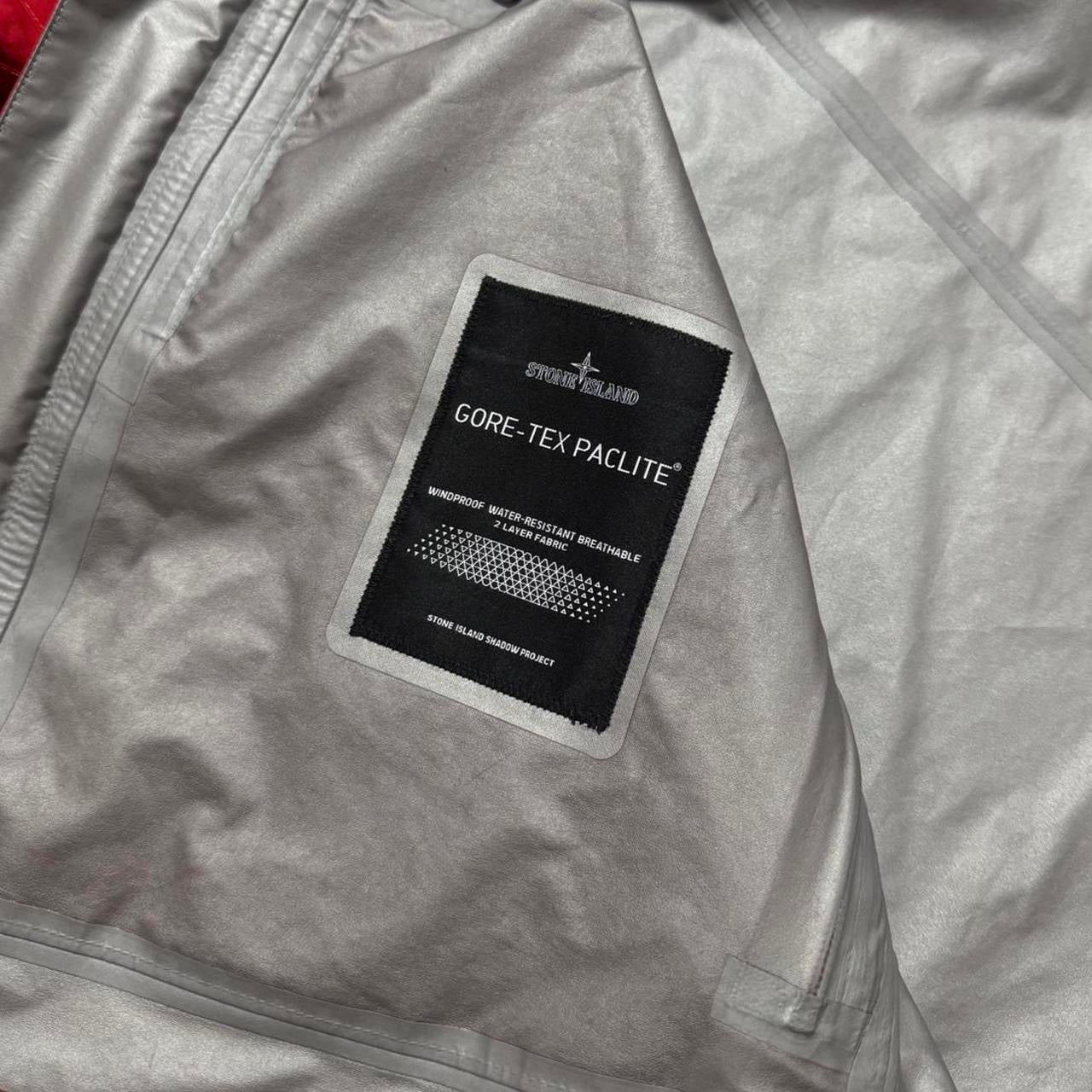 Stone Island Shadow Project Gore-Tex Paclite Jacket | XL, Red