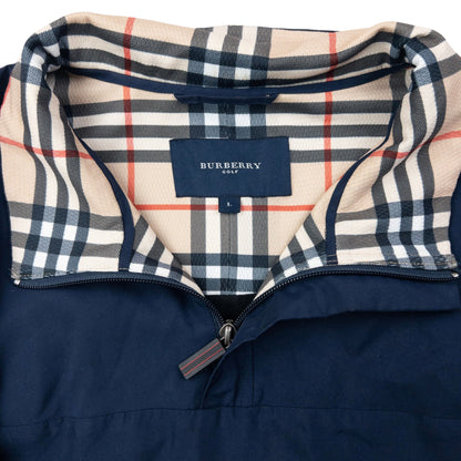 Vintage 2000s Burberry Nova Check Collar Q Zip Jacket Size L