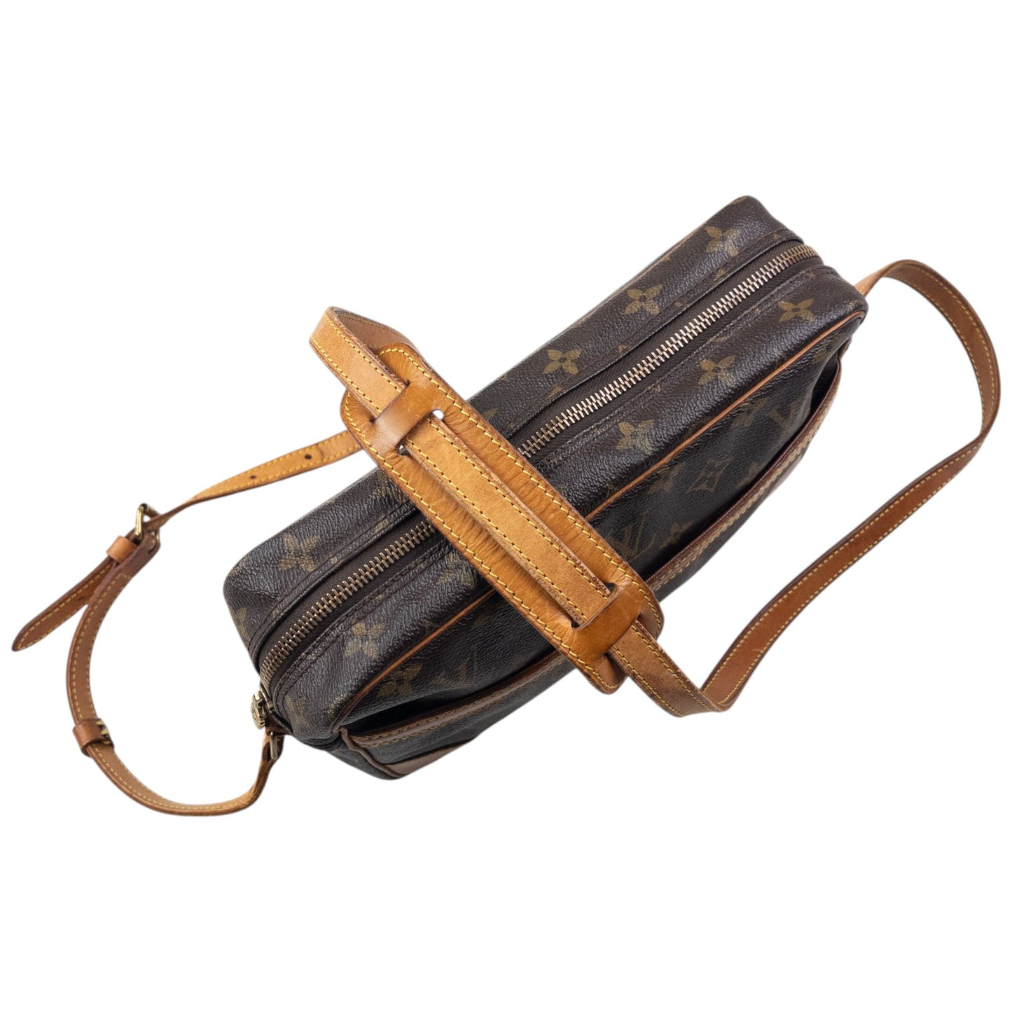 Vintage 90s Louis Vuitton Trocadero Monogram Leather Crossbody Bag