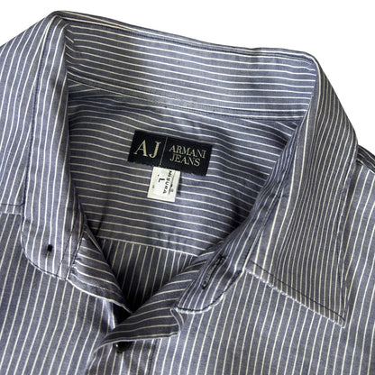 Armani Jeans 00’s Striped Shirt L | Large, Multicoloured