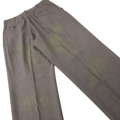 Vintage 90s Issey Miyake Pleated Wool Trousers Size W30 | W30, Beige