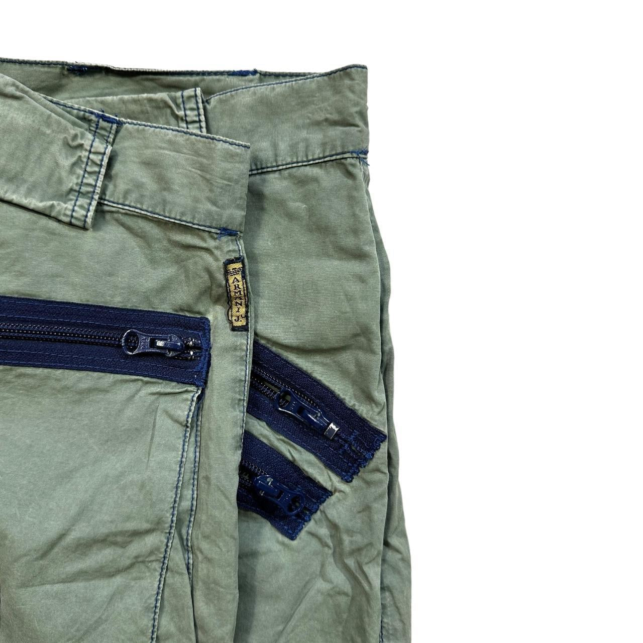 Armani Jeans Baggy Khaki Cargo Bottoms