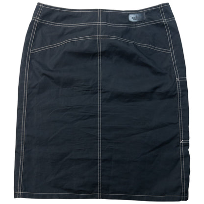 Vintage 2000s Gucci By Tom Ford Contrast Skirt Womens Size W29 | W29, Black