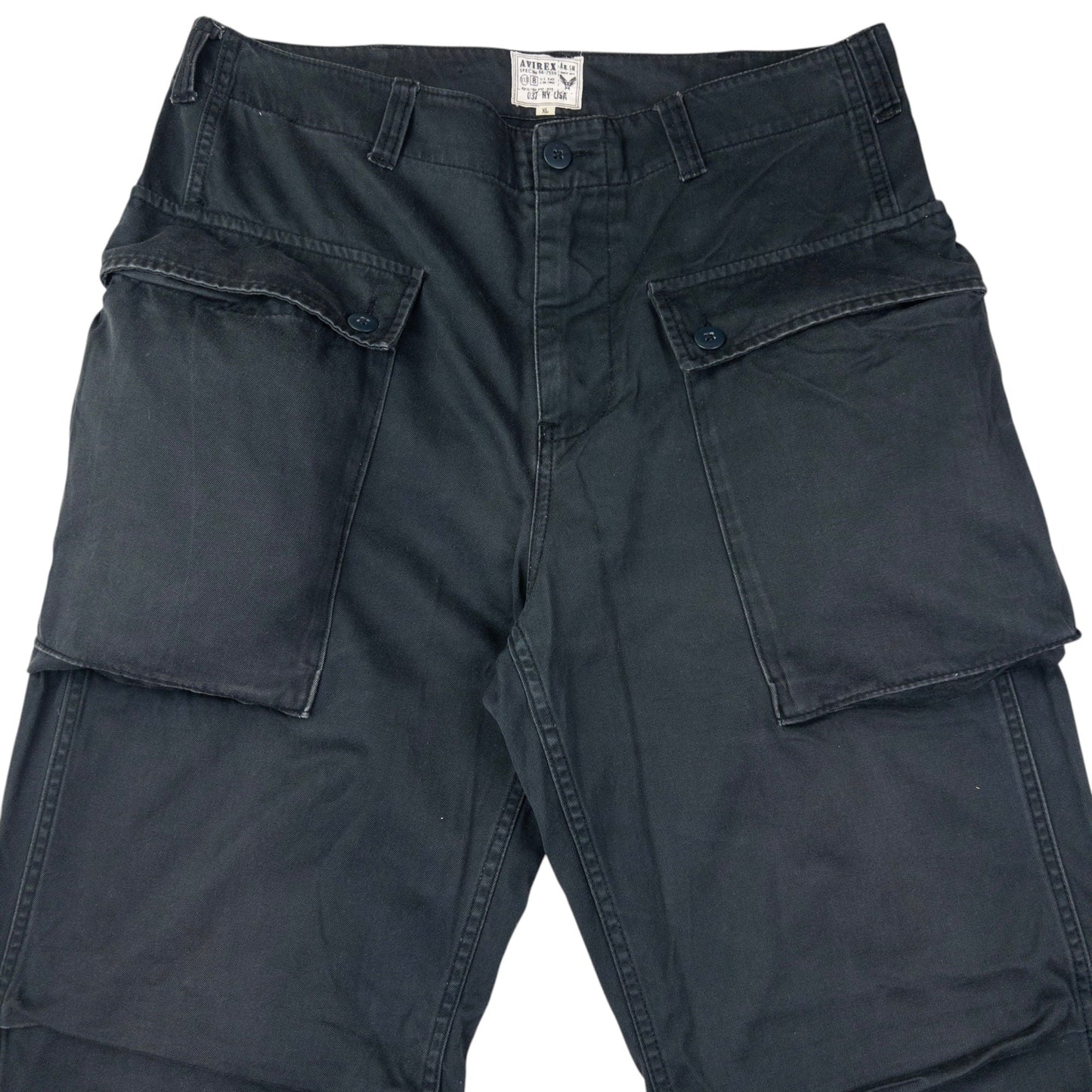 Vintage AVIREX Cargo Pocket Trousers Size W35