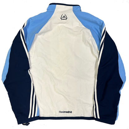 Adidas Real Madrid 2005/06 Tracksuit In Blue, White & Navy ( L )