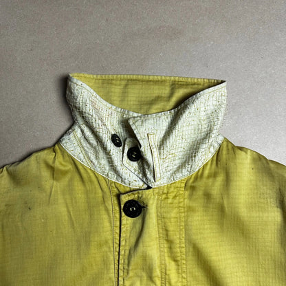 S/S 1994 Lemon Yellow Reversible Spiderweb Silk Light Jacket