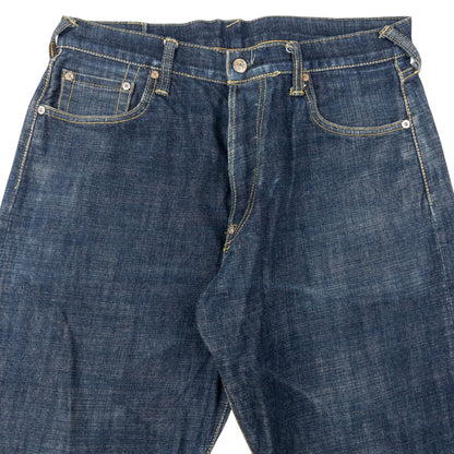 Vintage 2000s Evisu Painted Daicock Japanese Denim Jeans Size W32 | W32, Multicoloured