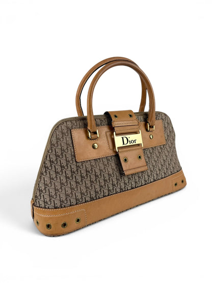 Vintage 2002 Christian Dior Diorissimo Street Chic Handbag | O/S, Brown
