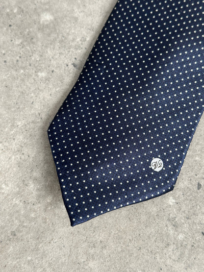Versace Classic V2 1990s Pure Silk Logo Tie