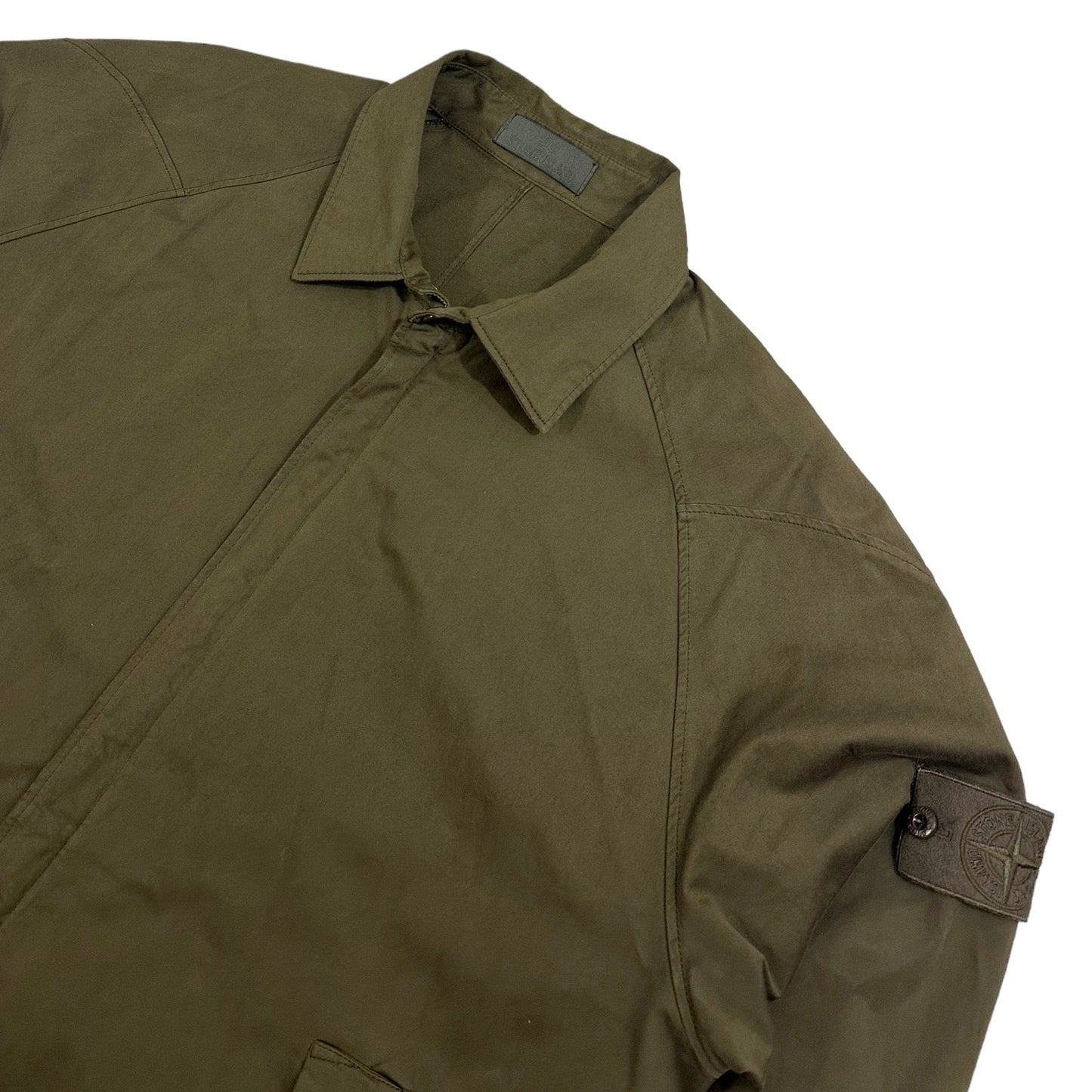 Stone Island Ghost Zip Up Overshirt