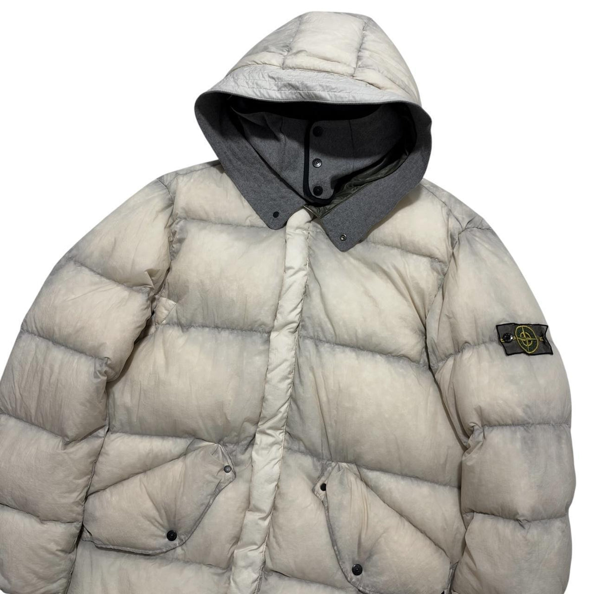 Stone Island A/W 2009 Opaque Tela Down Jacket | XXL, Ivory