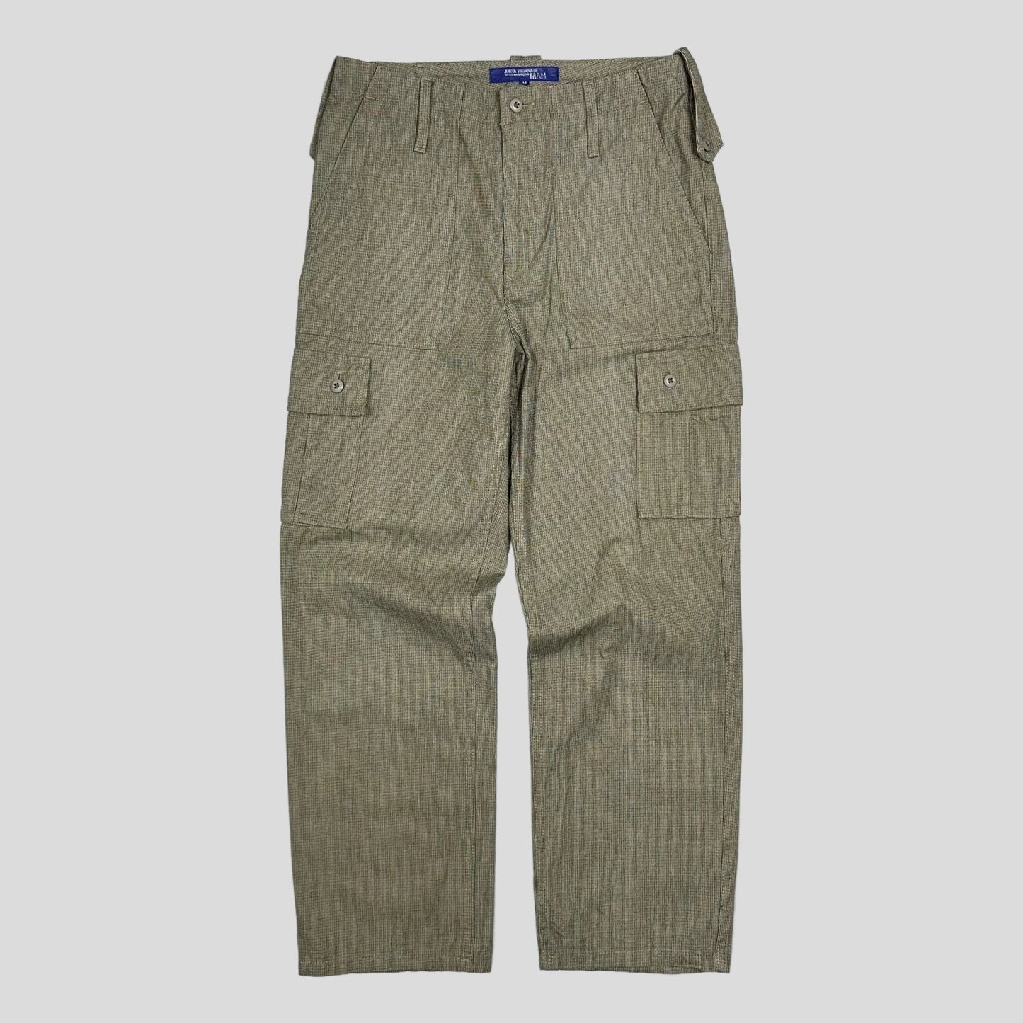 Junya Watanabe SS04 Houndstooth Prisoner Cargo’s - M