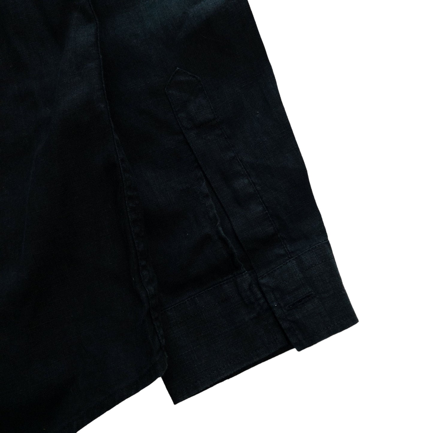 Vintage Armani Jeans Linen Button Up Shirt Size L