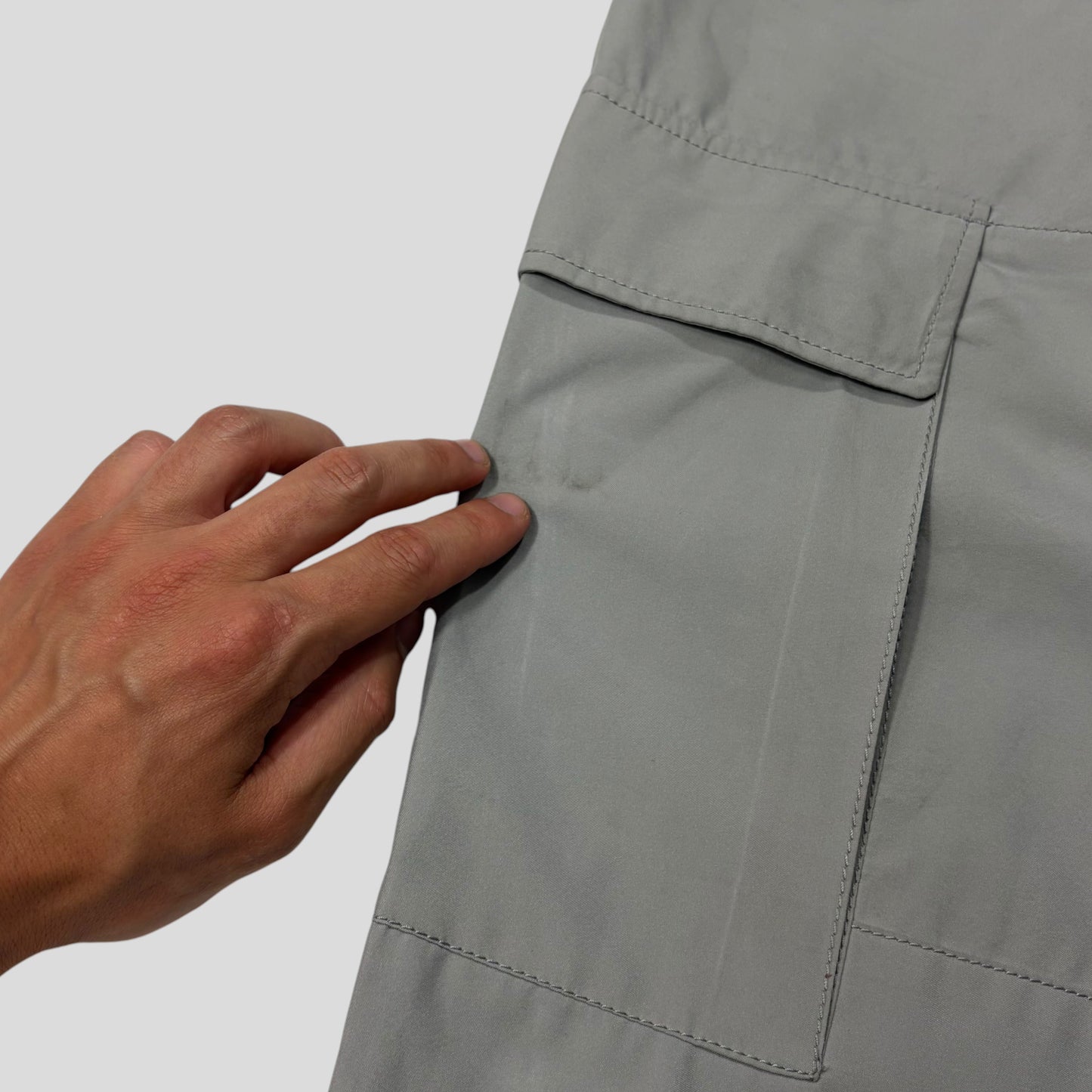 Prada Challenge 2003 Goretex Red Logo Cargo Trousers - IT52 | Default Title, Multicoloured