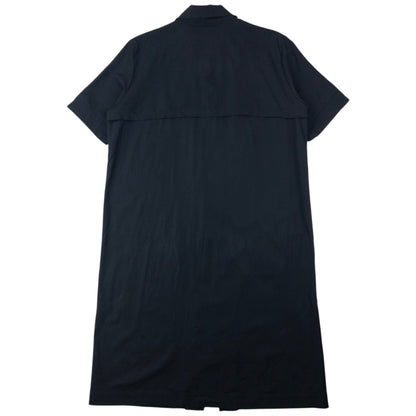 Vintage 2000s Yohji Yamamoto Lightweight Wool Dress Womens Size L | Large, Black