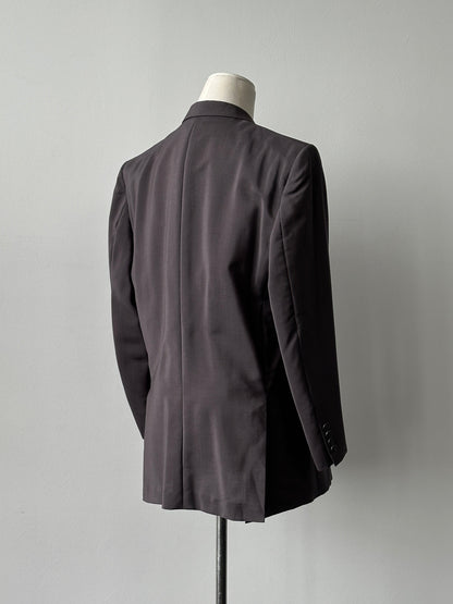 Christian Dior Monsieur 1980s Bespoke Button Double Breasted Blazer - M