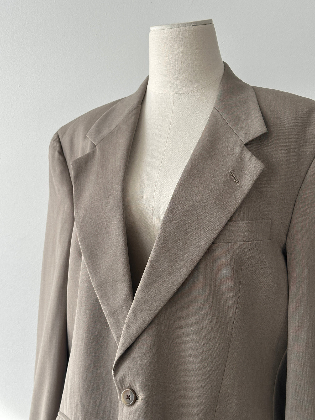 Christian Dior 1990s Pure Wool Single Breasted Blazer - L