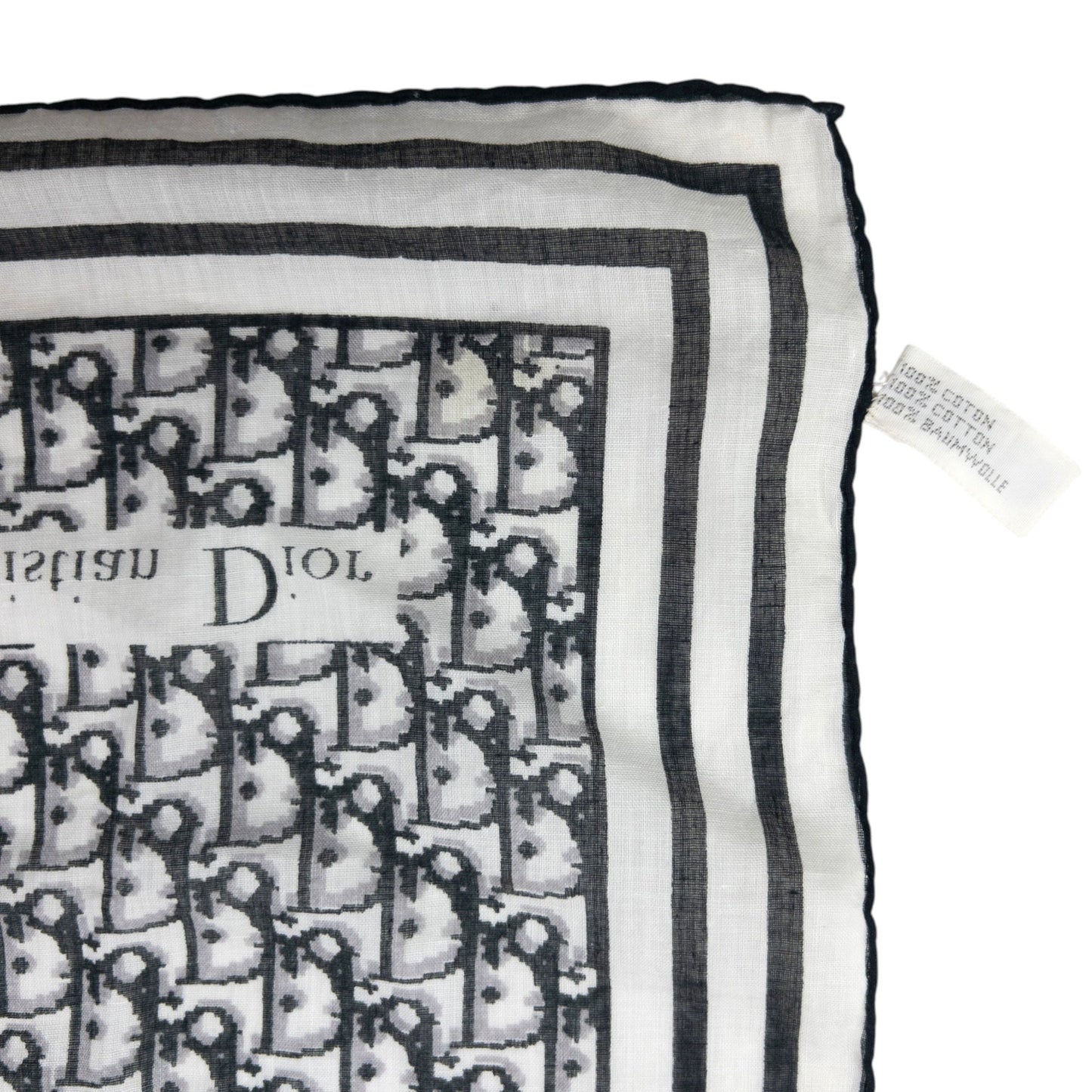 Vintage 90s Dior Monogram Scarf