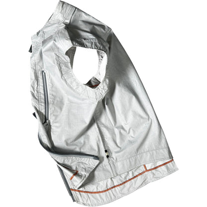 Maharishi 1999 Asymmetric Water Repellent Vest Jacket L | Large, Grey