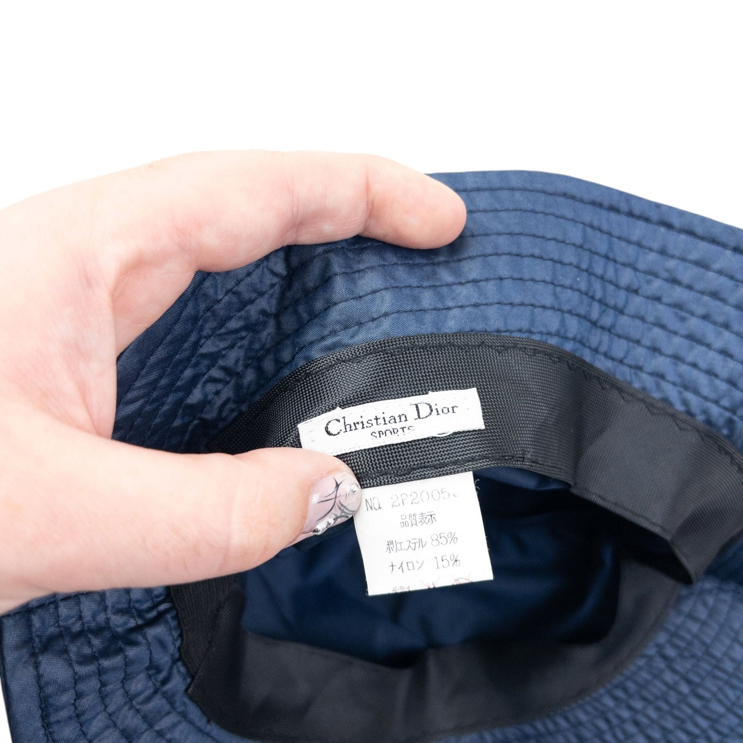 Vintage 90s Dior Sports Bucket Hat | O/S, Navy