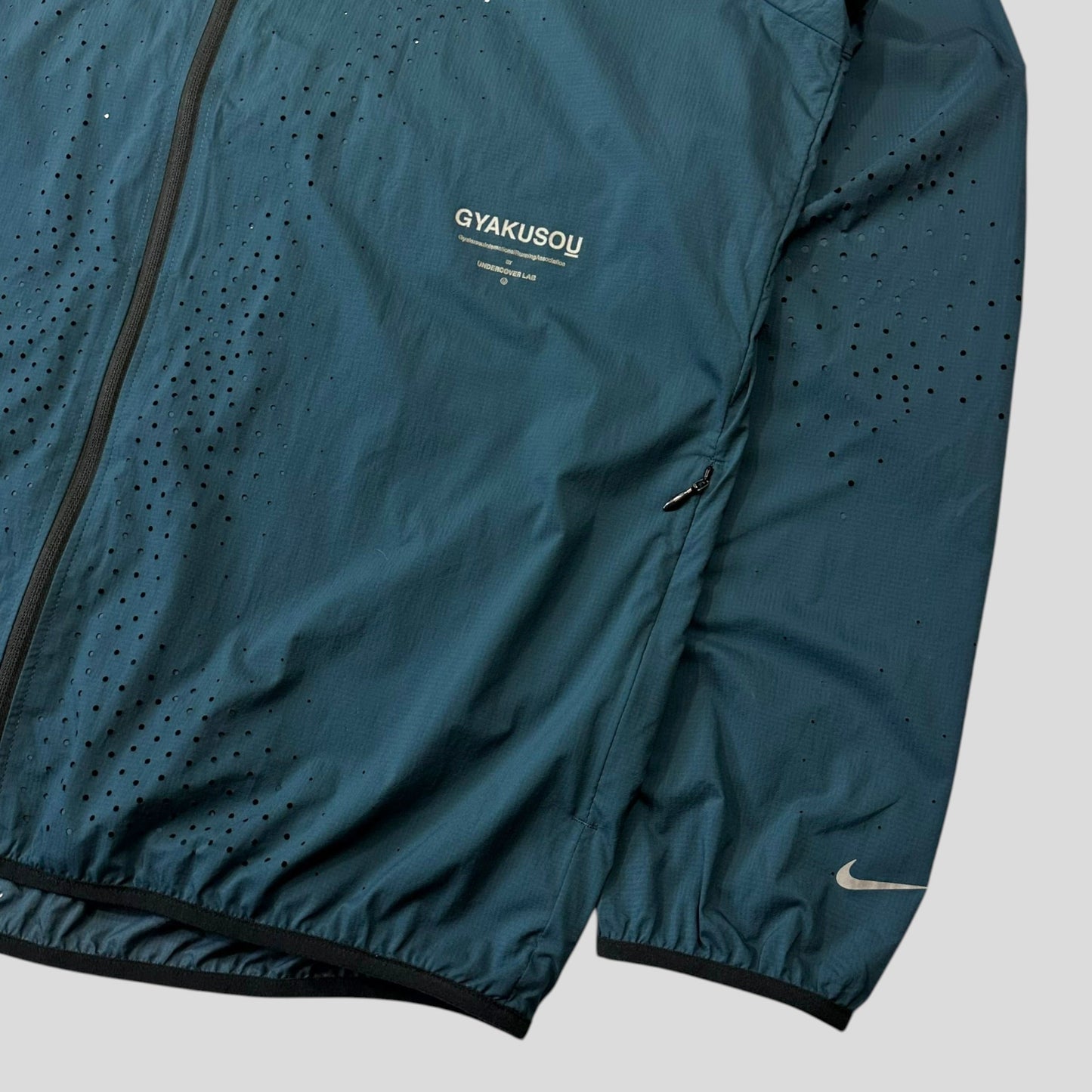 Nike x Undercover Gyakusou SS16 Laser Cut Ventilated Jacket - M/L | Default Title, Blue
