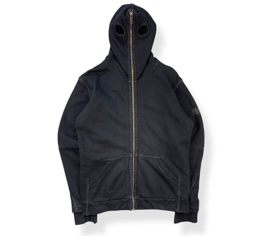 AW2009 Stone Island Denims Full Zip Face Mask Hoodie (L) | Default Title, Multicoloured