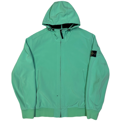 Stone Island Soft Shell Jacket In Green ( 3XL )