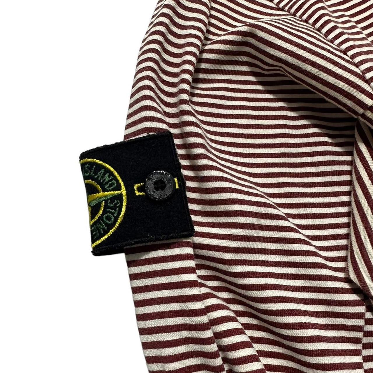 Stone Island Supreme Long Sleeve Striped Top