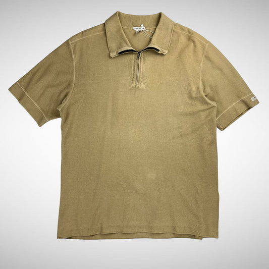 Stone Island 1/4 Zip Polo Shirt (SS2001)