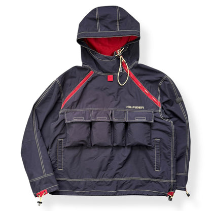 2000's Tommy Hilfiger Asymmetric Cargo Pocket Jacket (L) | Default Title, Multicoloured