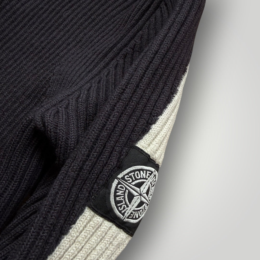 Stone Island AW/03 Ribbed Zip Up Knit XS