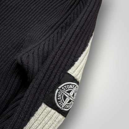 Stone Island AW/03 Ribbed Zip Up Knit XS
