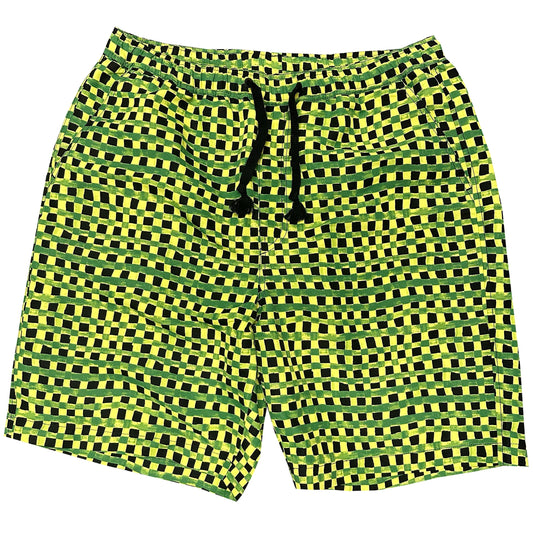 Uniqlo X Marni Check Shorts In Green ( S )