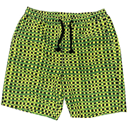 Uniqlo X Marni Check Shorts In Green ( L ) - Known Source