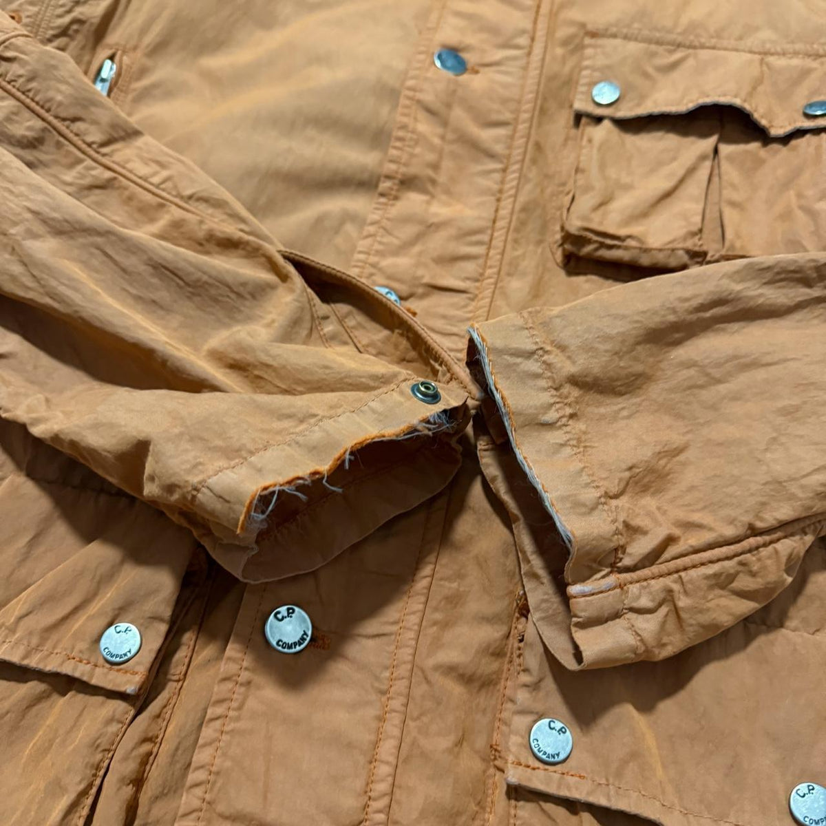 CP Company Mille Miglia Goggle Jacket | Large, Orange